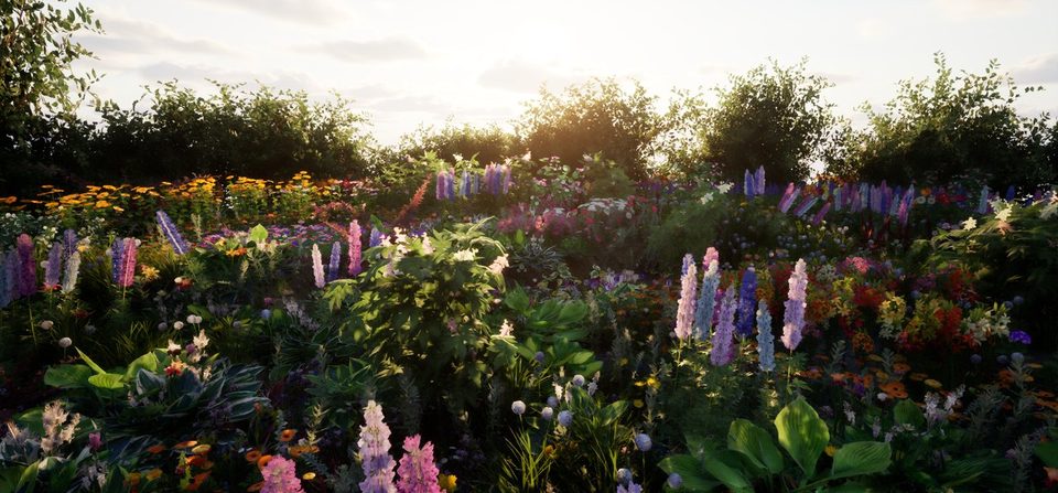 Flower Field world preview