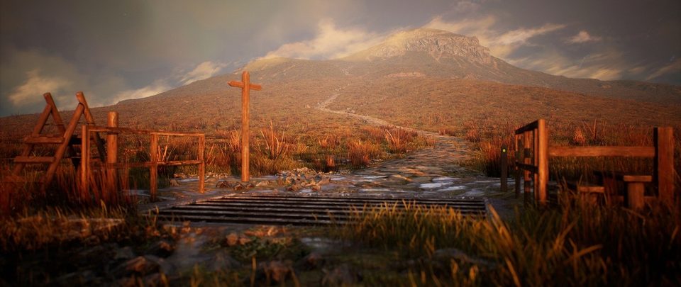Sunset MOUNTAIN world preview